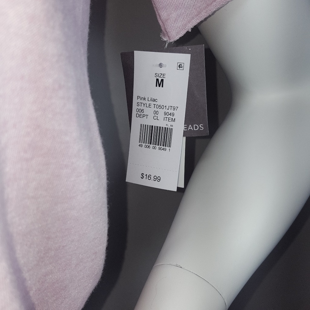 Graphic t-sweatshirt sz M Rose' all Day pink - Picture 3 of 4